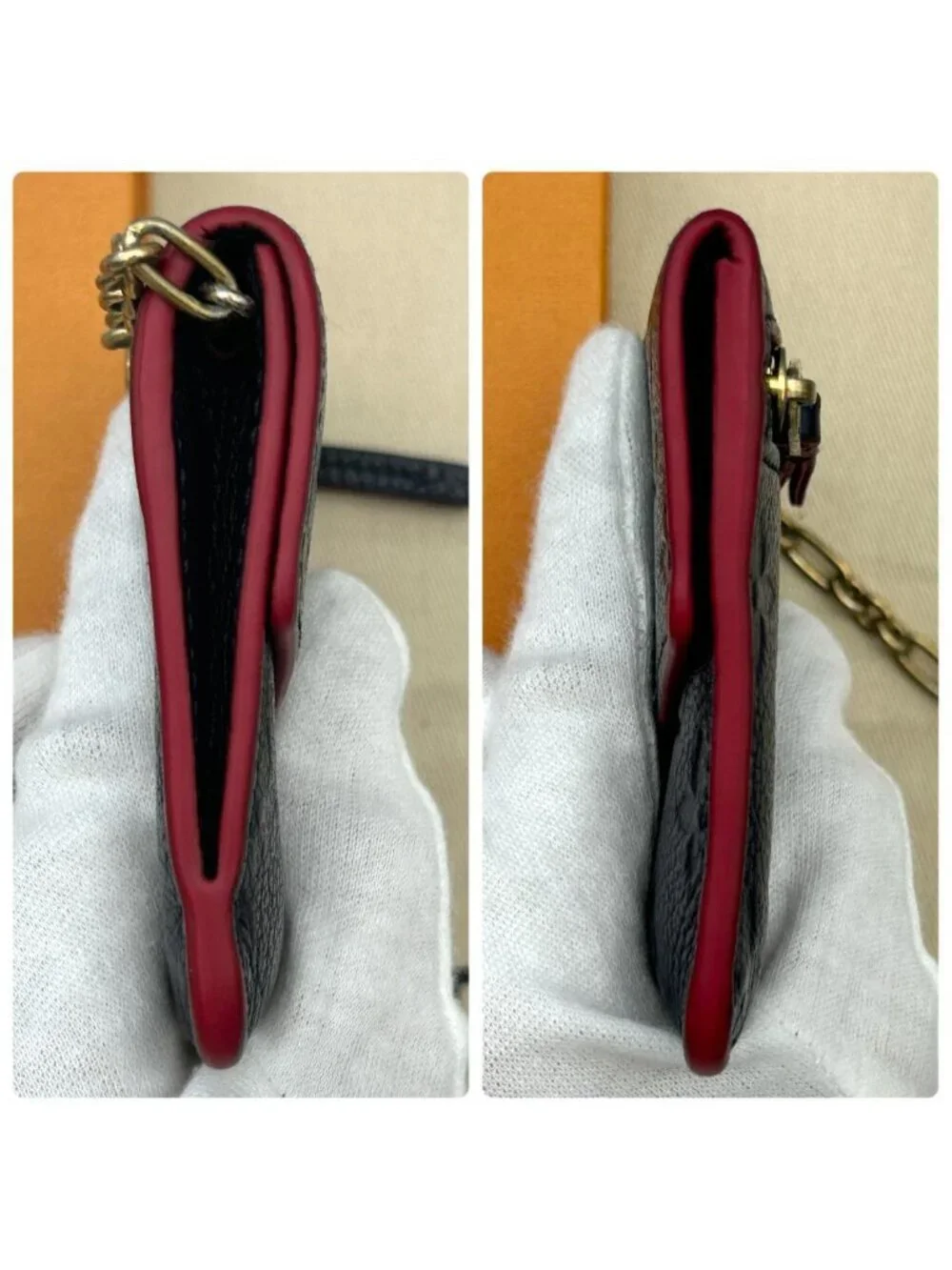Louis Vuitton Empreinte Pochette Cles Marine Coin Purse